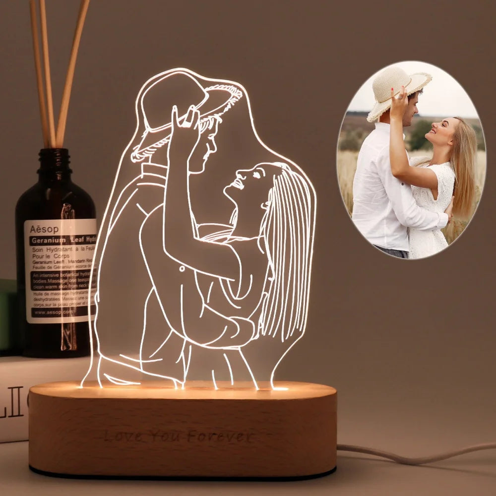 3D Custom Photo Lamp