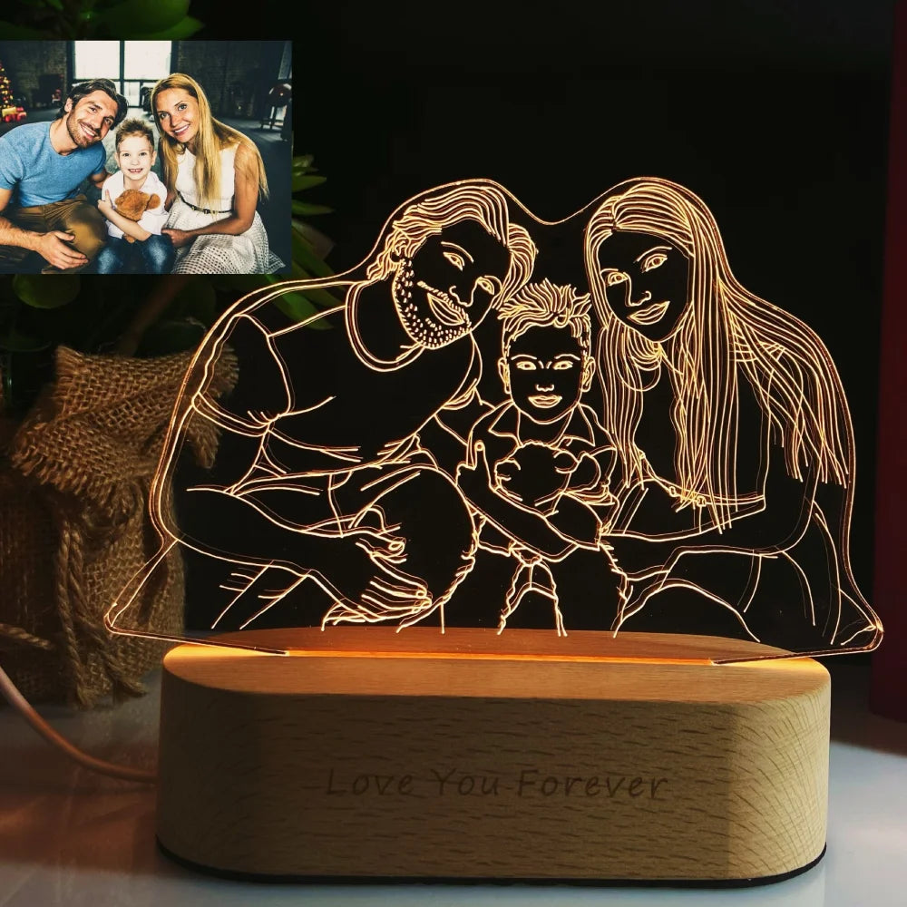 3D Custom Photo Lamp